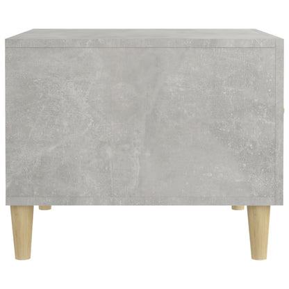 Coffee Table Concrete Grey 50x50x40 cm Engineered Wood