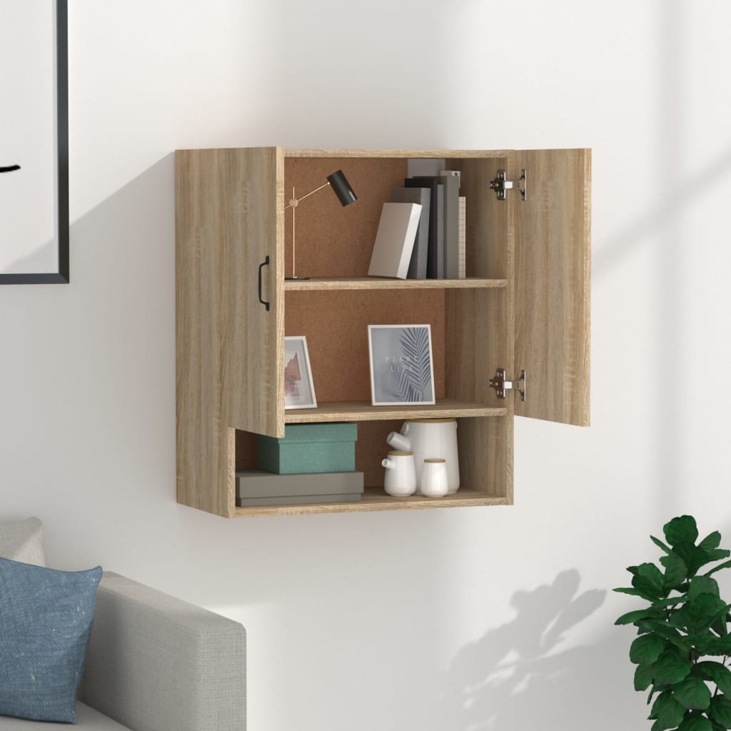 Wall Cabinet Sonoma Oak 60x31x70 cm Engineered Wood