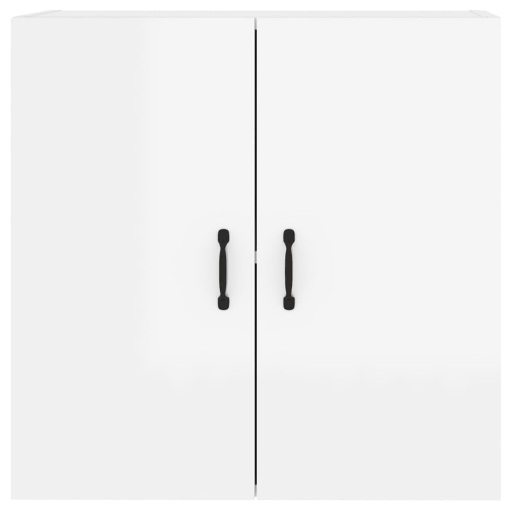 Wall Cabinet High Gloss White 60x31x60 cm Engineered Wood