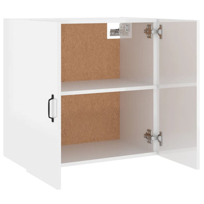 Wall Cabinet High Gloss White 60x31x60 cm Engineered Wood