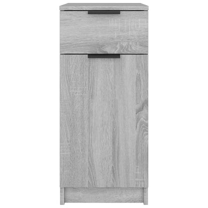 Desk Cabinet Grey Sonoma 33.5x50x75 cm Engineered Wood