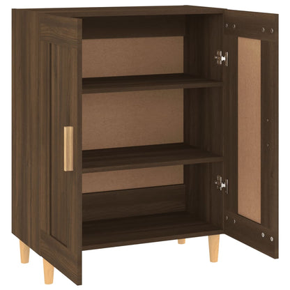 Sideboard Brown Oak 69.5x34x90 cm Engineered Wood
