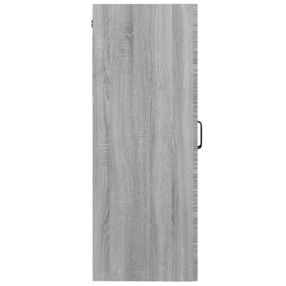 Hanging Wall Cabinet Grey Sonoma 69.5x34x90 cm