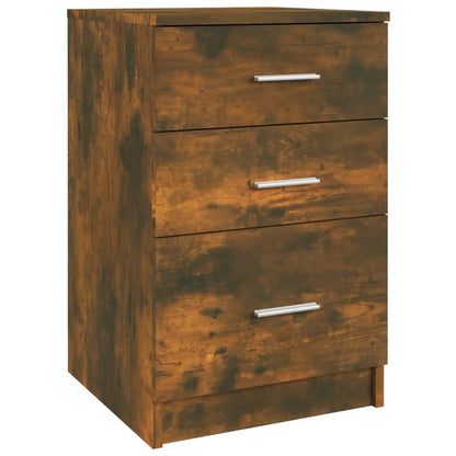 Bed Cabinet Smoked Oak 40x40x63 cm Engineered Wood