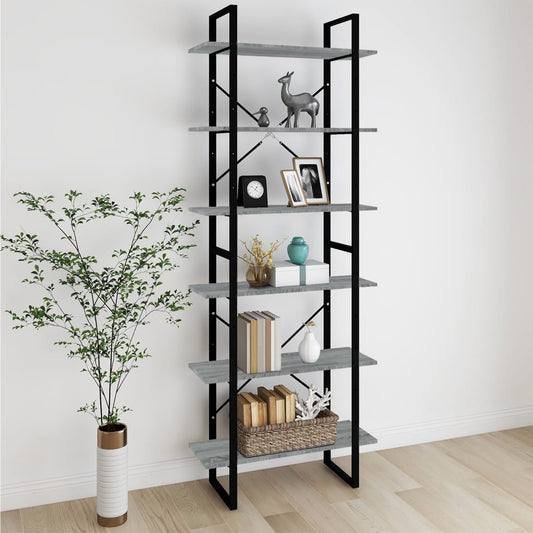High Cabinet Grey Sonoma 80x30x210 cm Engineered Wood