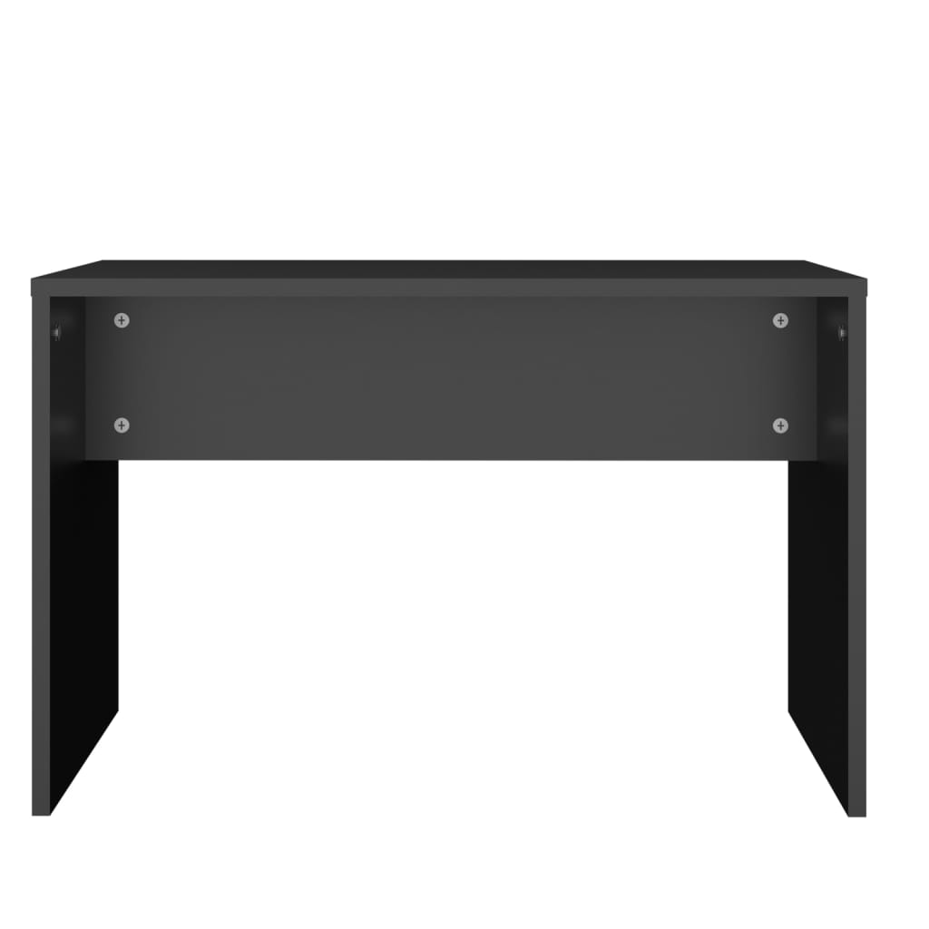 Dressing Table Set Black 96x40x142 cm