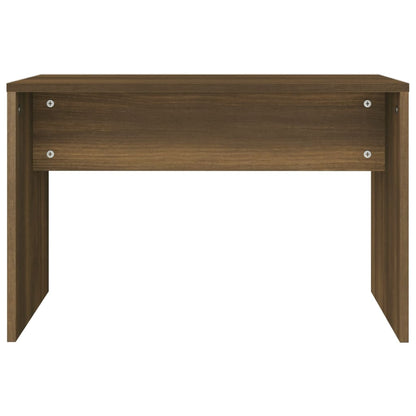Dressing Table Set Brown Oak 96x40x142 cm