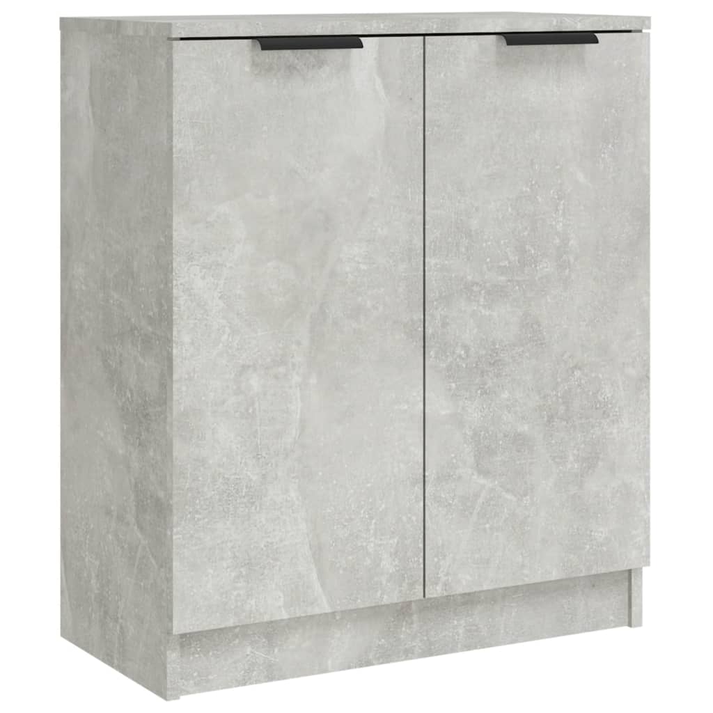 Sideboards 2 pcs Concrete Grey 60x30x70 cm Engineered Wood