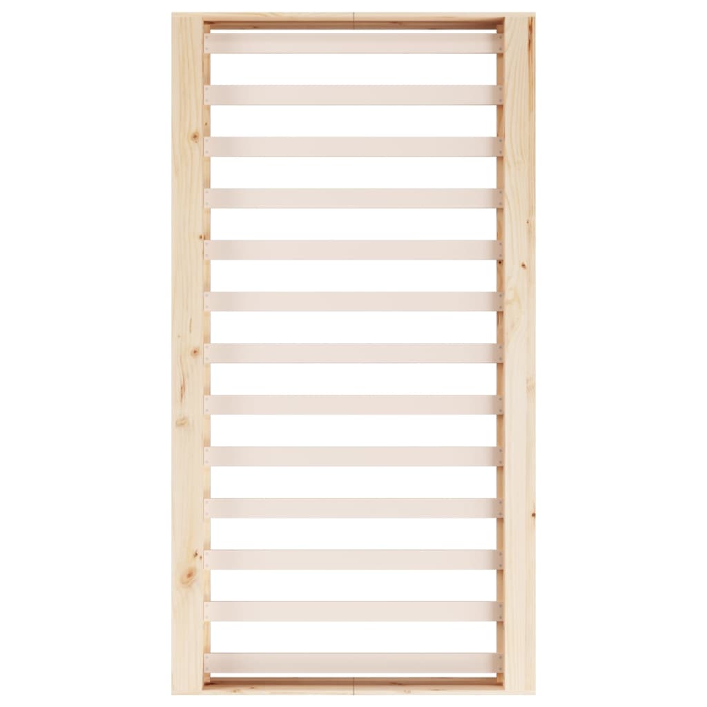 Bed Frame without Mattress 100x200 cm Solid Wood