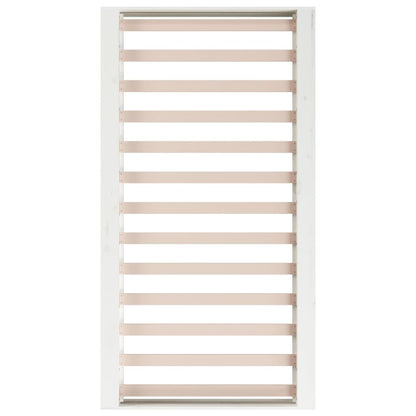 Bed Frame without Mattress White 90x200 cm Solid Wood