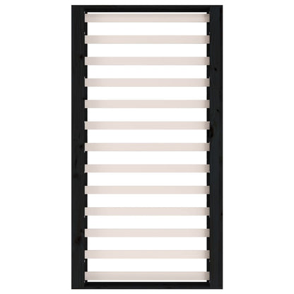 Bed Frame without Mattress Black 75x190 cm Small Single  Solid Wood