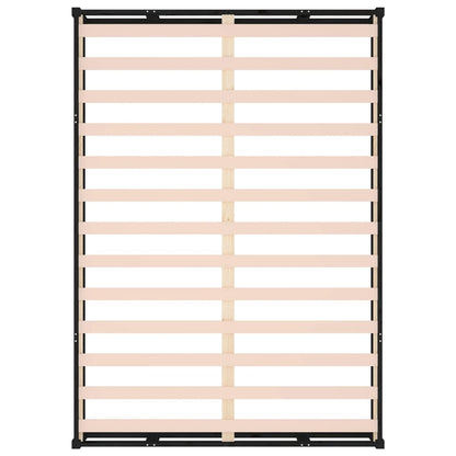 Bed Frame without Mattress Black 160x200 cm Solid Wood