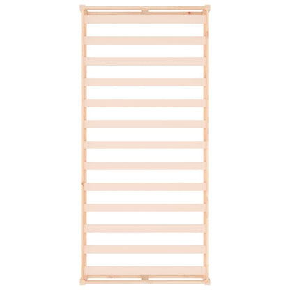 Bed Frame without Mattress 75x190 cm Small Single Small Single Solid Wood