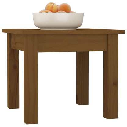 Coffee Table Honey Brown 35x35x30 cm Solid Wood Pine