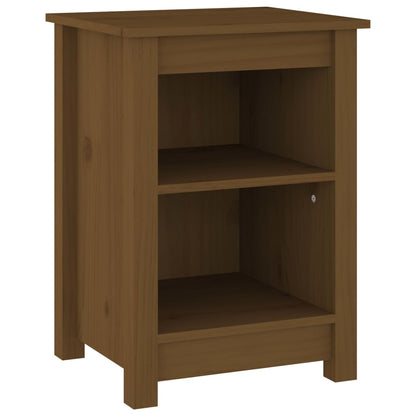 Bedside Cabinets 2 pcs Honey Brown 40x35x55 cm Solid Wood Pine