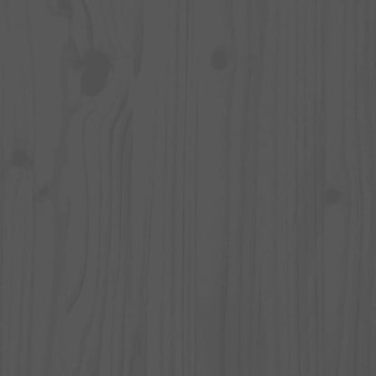 Coffee Table Grey 100x50x41 cm Solid Wood Pine