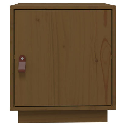 Bedside Cabinet Honey Brown 40x34x45 cm Solid Wood Pine