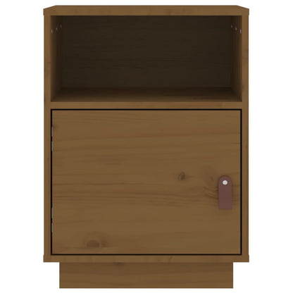 Bedside Cabinets 2 pcs Honey Brown 40x34x55 cm Solid Wood Pine