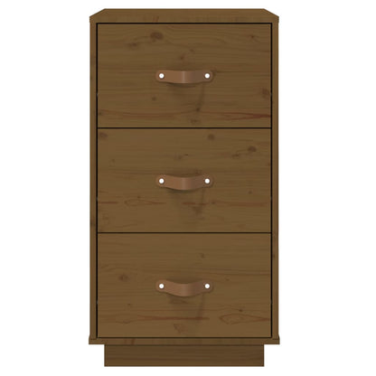 Bedside Cabinet Honey Brown 40x40x75 cm Solid Wood Pine