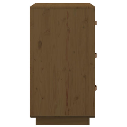 Bedside Cabinet Honey Brown 40x40x75 cm Solid Wood Pine