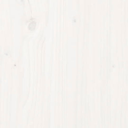 Desk Cabinet White 40x50x75 cm Solid Wood Pine