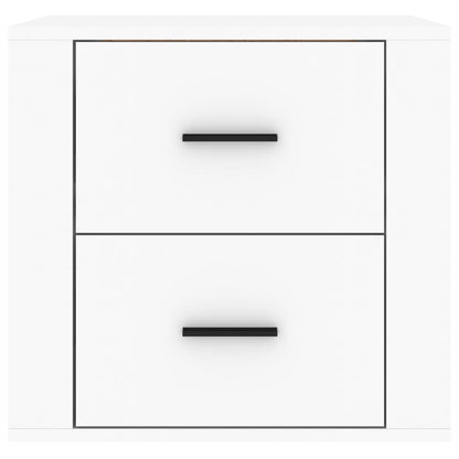 Wall-mounted Bedside Cabinet White 50x36x47 cm
