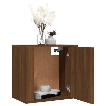Wall-mounted Bedside Cabinets 2 pcs Brown Oak 50x30x47 cm