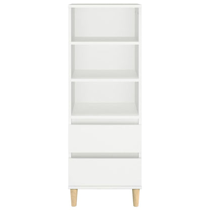 Highboard White 40x36x110 cm Engineered Wood