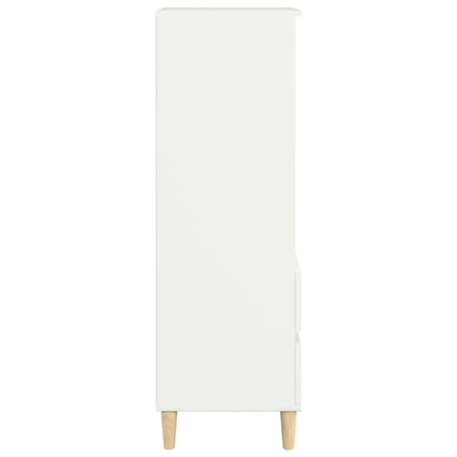 Highboard White 40x36x110 cm Engineered Wood