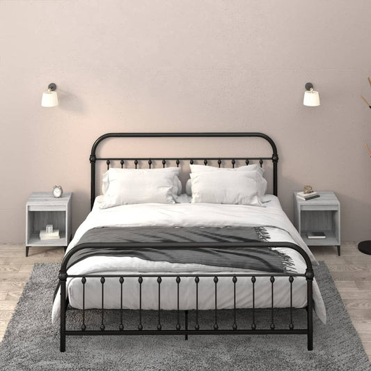 Bedside Cabinets 2 pcs Grey Sonoma 40x35x50 cm