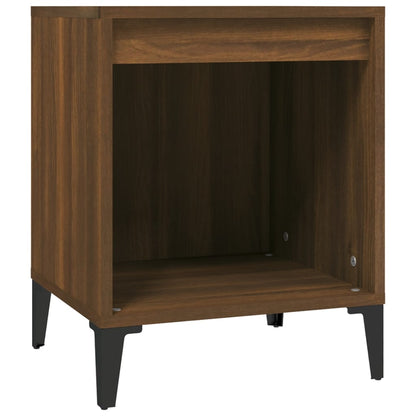 Bedside Cabinet Brown Oak 40x35x50 cm