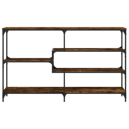 Console Table Smoked Oak 160x32x95 cm Engineered Wood