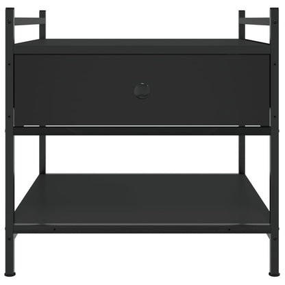 Coffee Table Black 50x50x50 cm Engineered Wood