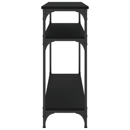 Console Table Black 100x29x75 cm Engineered Wood