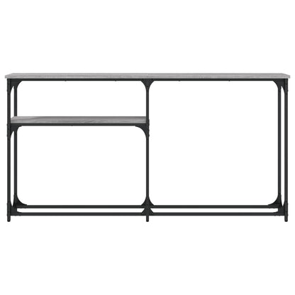 Console Table Grey Sonoma 145x22.5x75 cm Engineered Wood