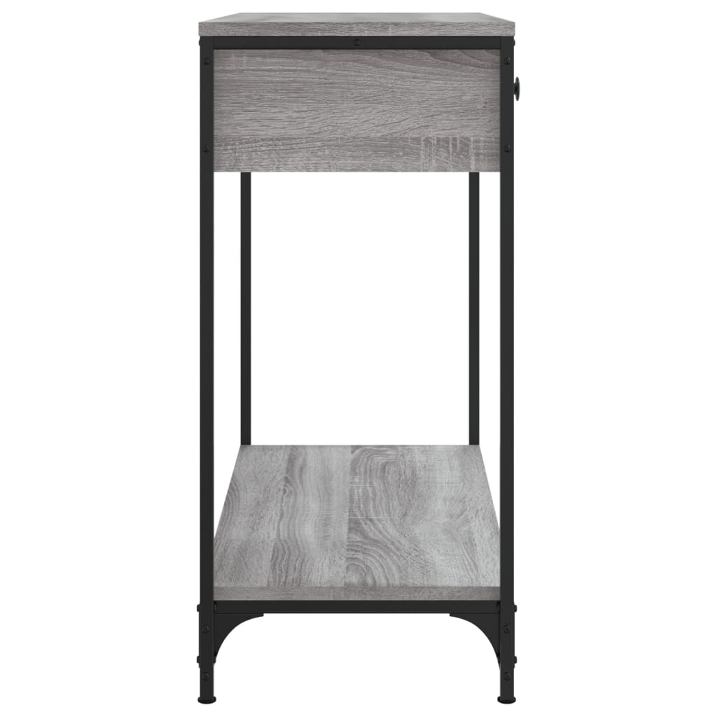 Console Table Grey Sonoma 75x34.5x75 cm Engineered Wood