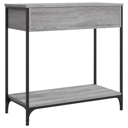 Console Table Grey Sonoma 75x34.5x75 cm Engineered Wood