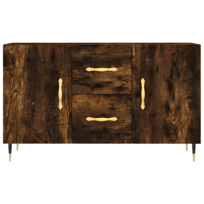 Sideboard Smoked Oak 100x36x60 cm Engineered Wood