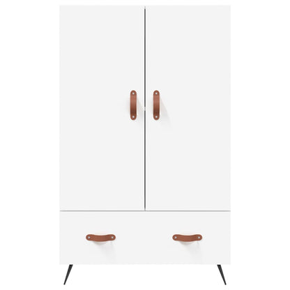 Highboard White 69.5x31x115 cm Engineered Wood