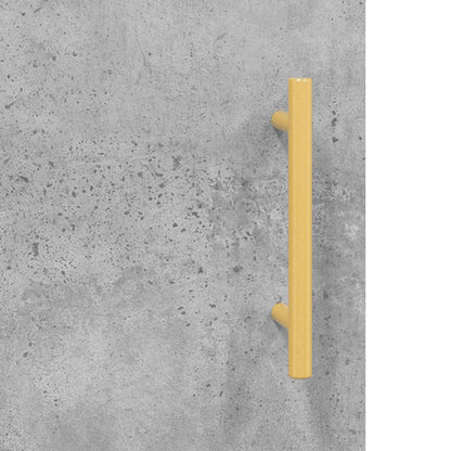 Highboard Concrete Grey 69.5x31x115 cm Engineered Wood