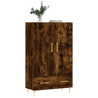 Highboard Smoked Oak 69.5x31x115 cm Engineered Wood