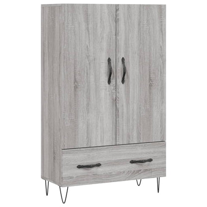 Highboard Grey Sonoma 69.5x31x115 cm Engineered Wood
