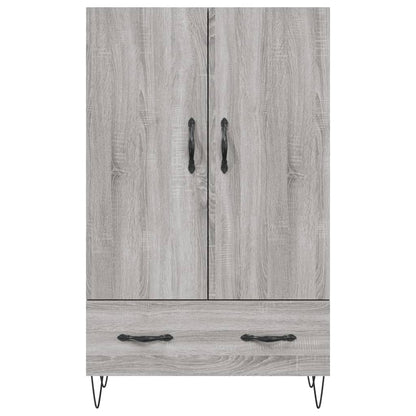 Highboard Grey Sonoma 69.5x31x115 cm Engineered Wood