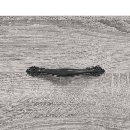 Highboard Grey Sonoma 69.5x31x115 cm Engineered Wood