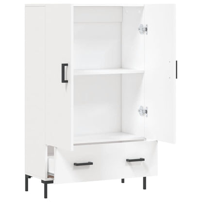 Highboard White 69.5x31x115 cm Engineered Wood