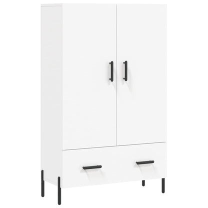 Highboard White 69.5x31x115 cm Engineered Wood