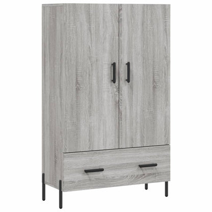 Highboard Grey Sonoma 69.5x31x115 cm Engineered Wood