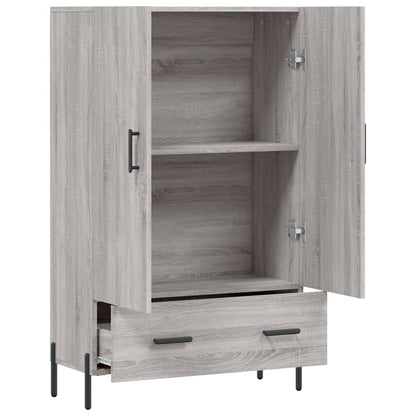 Highboard Grey Sonoma 69.5x31x115 cm Engineered Wood