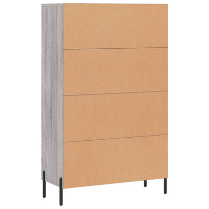 Highboard Grey Sonoma 69.5x31x115 cm Engineered Wood
