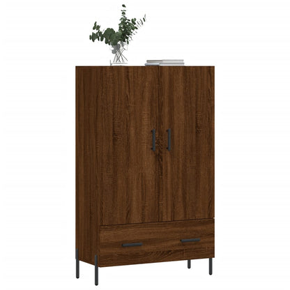 Highboard Brown Oak 69.5x31x115 cm Engineered Wood